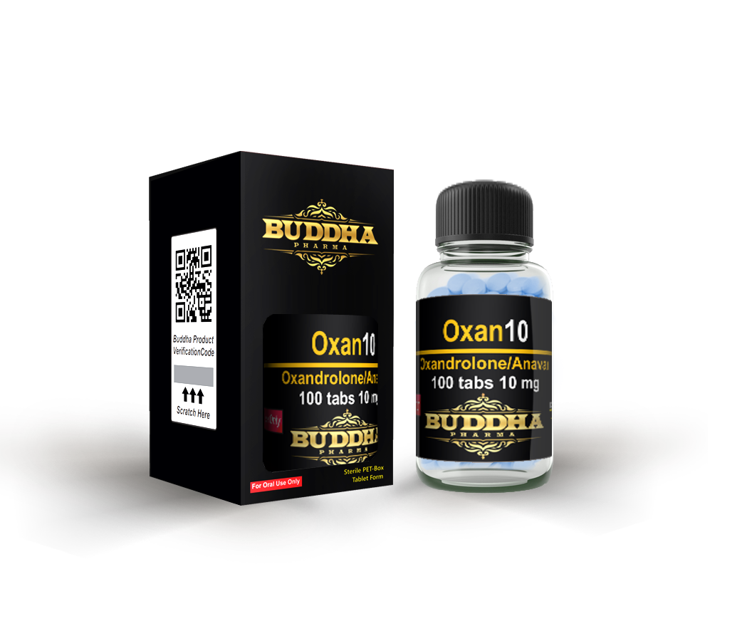 Buddha Pharma Oxan 10 box and bottle