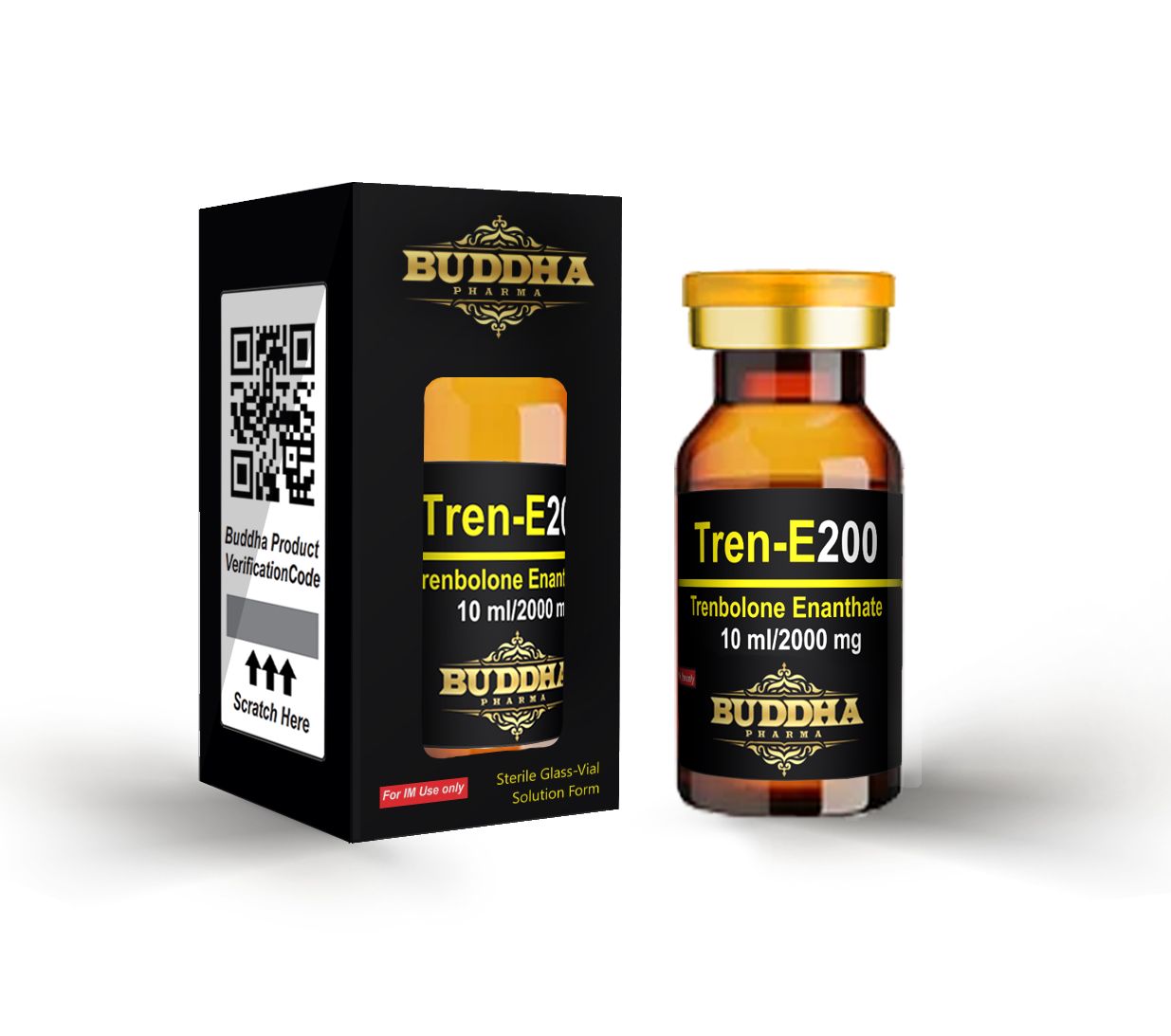 Buddha Pharma Tren-E 200 box and vial
